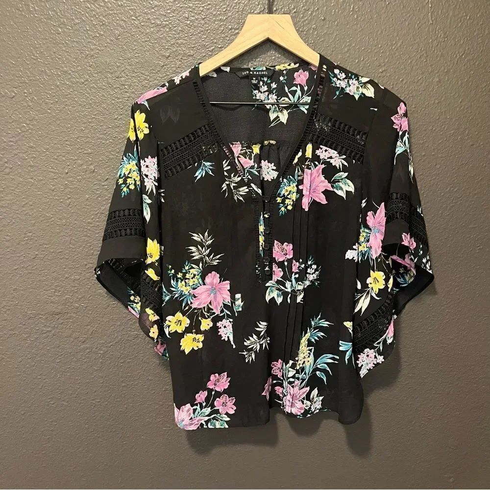 ZAC & RACHEL floral flowy blouse